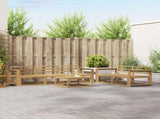 Outdoor Sofa Set 6 pcs White 3386063