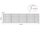 Gabion with 3.5 mm Wire and 10x10 cm Mesh 450x20x150 cm 3463131