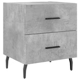 Bedside Cabinet Concrete Grey 40x35x47.5 cm Engineered Wood 827348