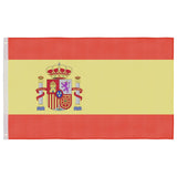 Spain Flag and Pole 6.23 m Aluminium 3147108