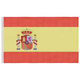 Spain Flag and Pole 6.23 m Aluminium 3147108