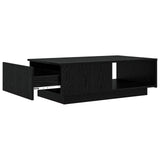 Coffee Table Black Oak 95 x 55 x 31 cm Engineered Wood 8000181