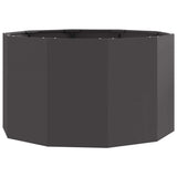 Planter Black 90 x 90 x 50 cm Steel 883752