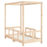 Kids Bed Frame 70x140 cm Solid Wood Pine 834510