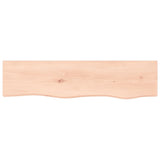 Wall Shelf 80x20x4 cm Untreated Solid Wood Oak 363540