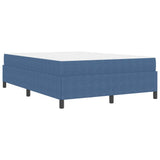 Bed Frame with Mattress Blue 140 x 200 cm Fabric 3399128