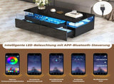 90 x 45 x 35.5 cm Coffee table tray, high-gloss coffee table for the living room, sofa table N605P388084S