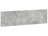 Wall-Mounted Headboard HOORN Concrete Grey Engineered Wood 897398