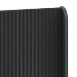 Bed Frame with Storage and Headboard Black 200 x 200 cm 3414276