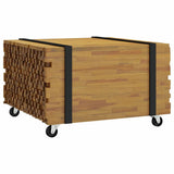 Coffee Table Brown 60 x 60 x 38 cm Solid Teak Wood 4009310