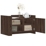 Coffee Table Brown oak 80x50x50 cm Engineered Wood 848359