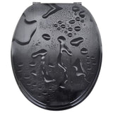 Toilet Seats with Lids 2 pcs MDF Water 275916