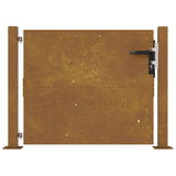 Garden Gate 100x100 cm Corten Steel 153263