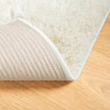 Rug ISTAN High Pile Shiny Look Cream 140x200 cm 375665