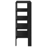 Shoe Rack Black 61x32x87.5 cm Engineered Wood 859852
