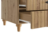 Bedside Cabinet Artisan Oak 43x 41 x 66.5 cm Engineered Wood 894104