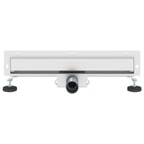 Wall Mounted Shower Drain Silver 50 cm Stainless Steel 304 42015991