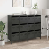 Sideboard Black 135x39x103,5 cm Cold-rolled Steel 3307173