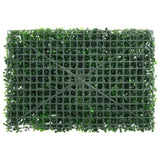 Artificial Plant Fence 24 pcs Green 40x60 cm 366649