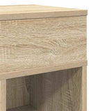 Bedside Cabinet with Drawer Sonoma Oak 25x31x66 cm 858618