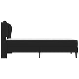Bed Frame with Headboard Black 90 x 190 cm Faux Leather 3415269