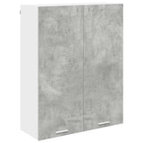 Hanging Cabinet Concrete Grey 80 x 31 x 100 cm Engineered Wood 884365