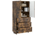 Cabinet Set 2 pcs 66 x 34.5 x 90 cm Engineered Wood 3416381