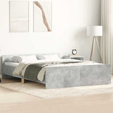 Bed Frame without Mattress Concrete Grey 140x200 cm 3203750