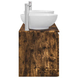 Bathroom Cabinet Set 3 pcs Smoked Oak 49.5 x 44.5 x 65 cm 3405702