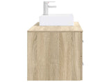 Bathroom Furniture Set 2 pcs Sonoma Oak Engineered Wood 3403970