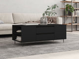 Coffee Table Black 102x44.5x50 cm Engineered Wood 830997