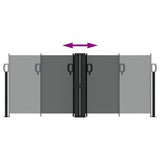 Retractable Side Awning Anthracite 100x600 cm 4004583