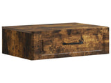 Wall-Mounted Bedside Cabinet 2 pcs Smoked Oak 49 x 34.5 x 20 cm 899306