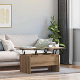 Coffee Table Artisan Oak 102 x 50.5 x 46.5 cm Engineered Wood 879454