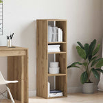 ZNTS Book Cabinet Artisan Oak 34x31x112 cm Engineered Wood 860291