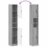 4 Piece Bathroom Cabinet Set UTRECHT Grey Sonoma 3417978