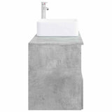 Bathroom Furniture Set 2 pcs Concrete Grey Engineered Wood 3404067