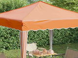 Pop-up Party Tent 195 x 195 x 245 cm Orange Oxford Fabric 42019723