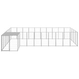 Dog Kennel Silver 13.31 m Steel 3082244