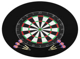 Professional Dart Set with Dartboard and Surround Sisal Steel 91460