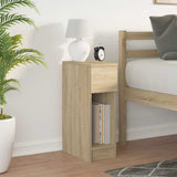 Bedside Cabinet with Drawer Sonoma Oak 20x36x60 cm 858699