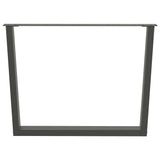Dining Table Legs V-Shape 3 pcs Anthracite 100x cm Steel 4012674