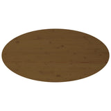ZNTS Coffee Table Honey Brown 110x55x45 cm Solid Wood Pine 822345