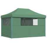 Foldable Party Tent Pop-Up with 4 Sidewalls Green 4005024