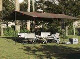 Camping Tarp Brown 451x420 cm Waterproof 4009604