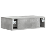 Wall-Mounted Side Table Concrete Grey 87.5 x 34.5 x 17 cm 898838