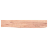 ZNTS Wall Shelf Light Brown 60x10x2 cm Treated Solid Wood Oak 363638