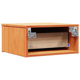 Bedside Table 2 pcs Wax Brown 37 x 35 x 18.5 cm Solid pine wood 873486