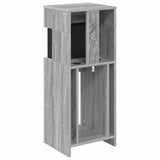 Electric Fireplace Grey Sonoma 35 x 30 x 86 cm Engineered wood 8021132