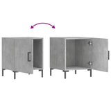 ZNTS Bedside Cabinets 2 pcs Concrete Grey 40x40x50 cm Engineered Wood 827573